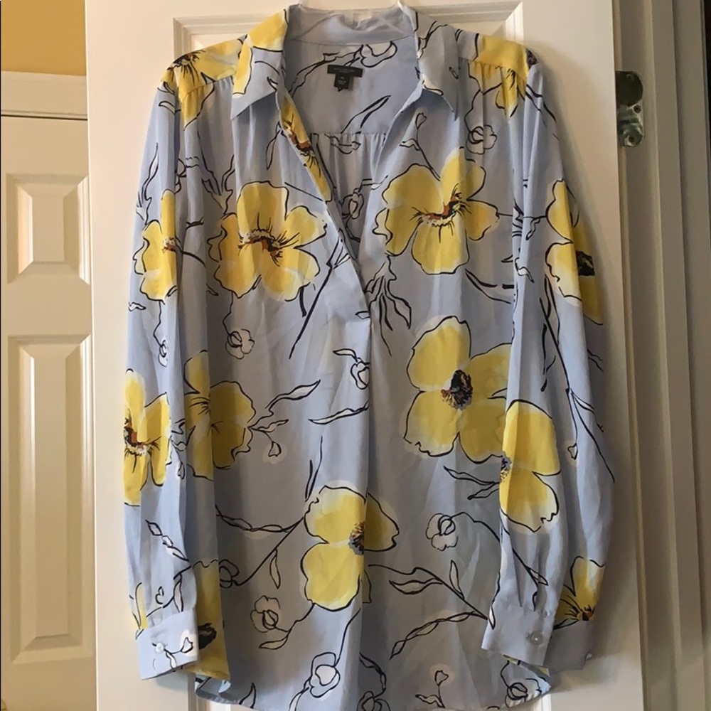Ann Taylor Long Sleeve Blouse